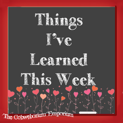 Things I learned this Week.